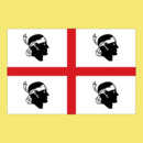 Welche Kopfen sind auf die Flage von Sardynien?