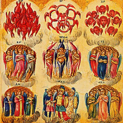 What is the highest rank of an angel in the Christian theology
