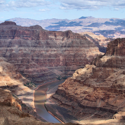 Fluss Durch Den Grand Canyon